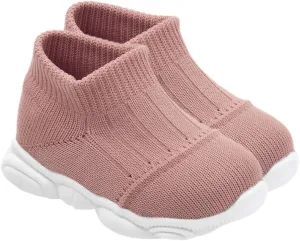 1 Pair Infant Prewalker Soft Baby Walking Shoes Sneakers Breathable Baby Booties