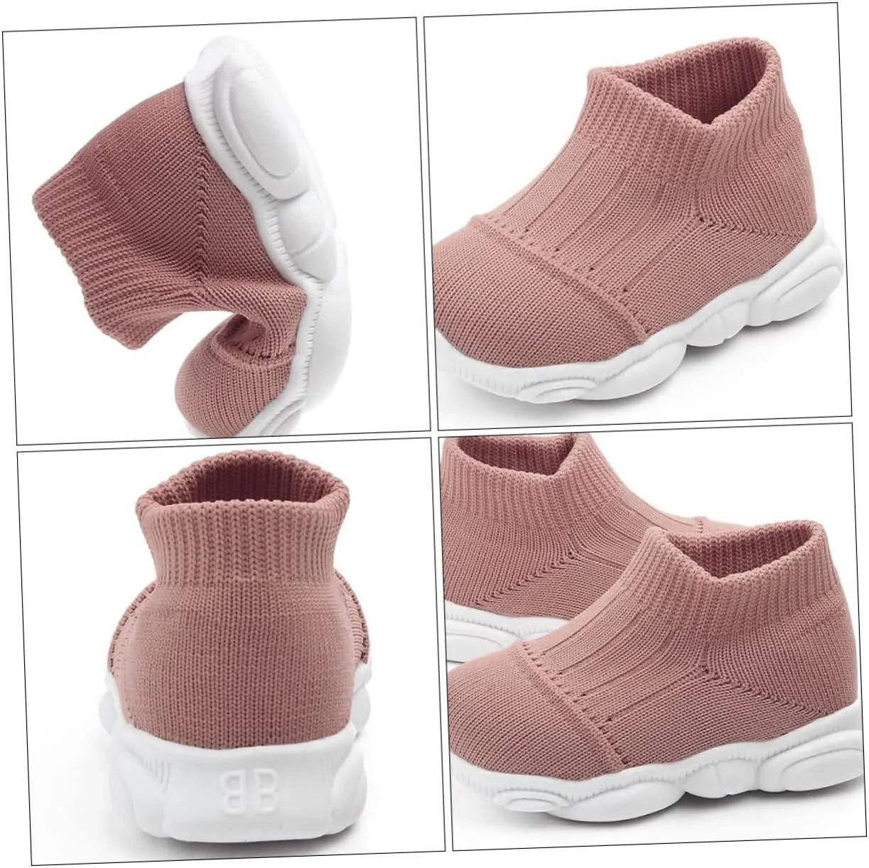 1 Pair Infant Prewalker Soft Baby Walking Shoes Sneakers Breathable Baby Booties