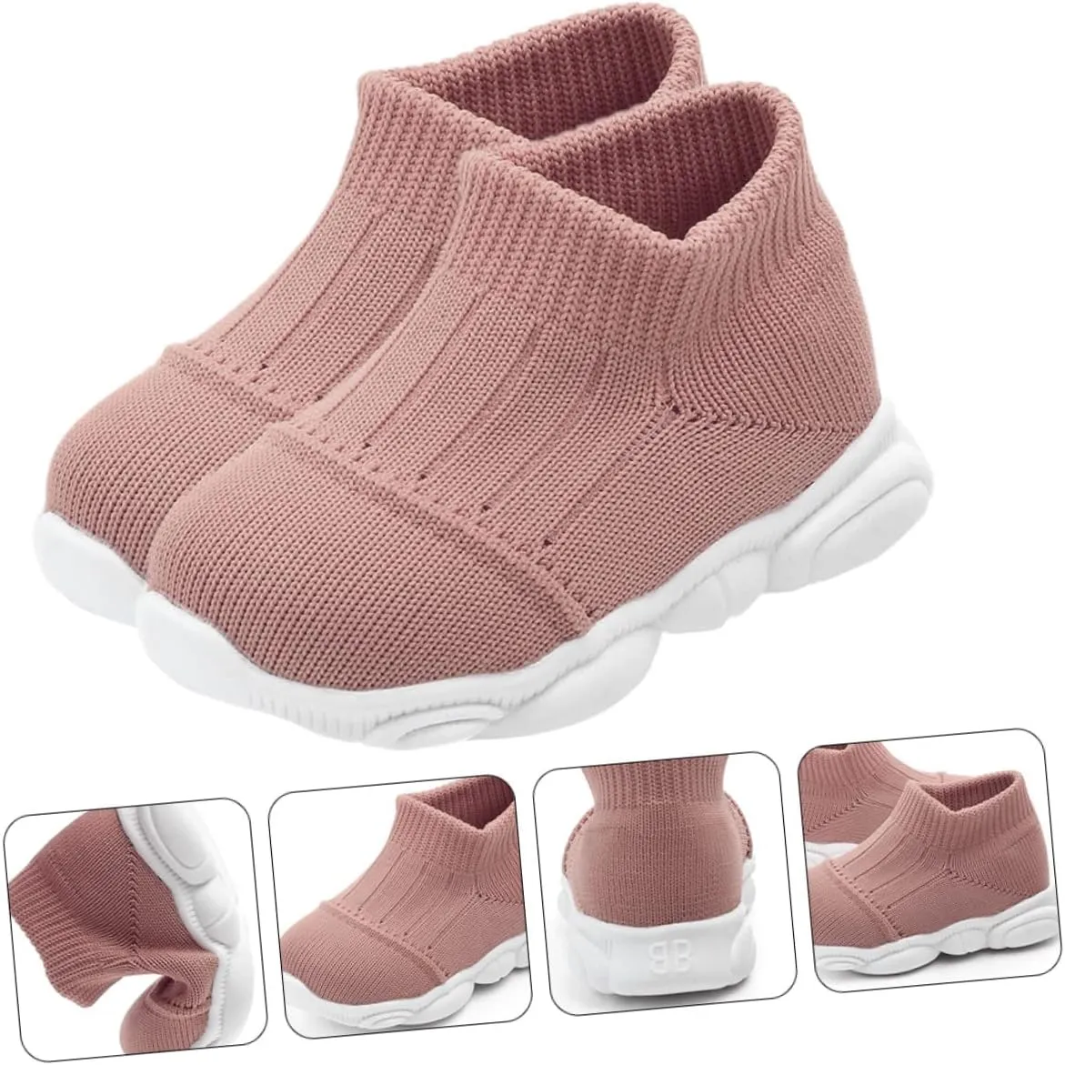1 Pair Infant Prewalker Soft Baby Walking Shoes Sneakers Breathable Baby Booties
