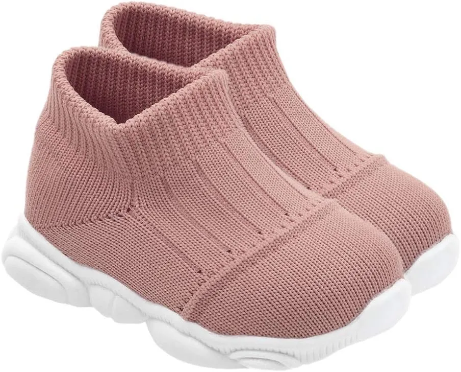 1 Pair Infant Prewalker Soft Baby Walking Shoes Sneakers Breathable Baby Booties
