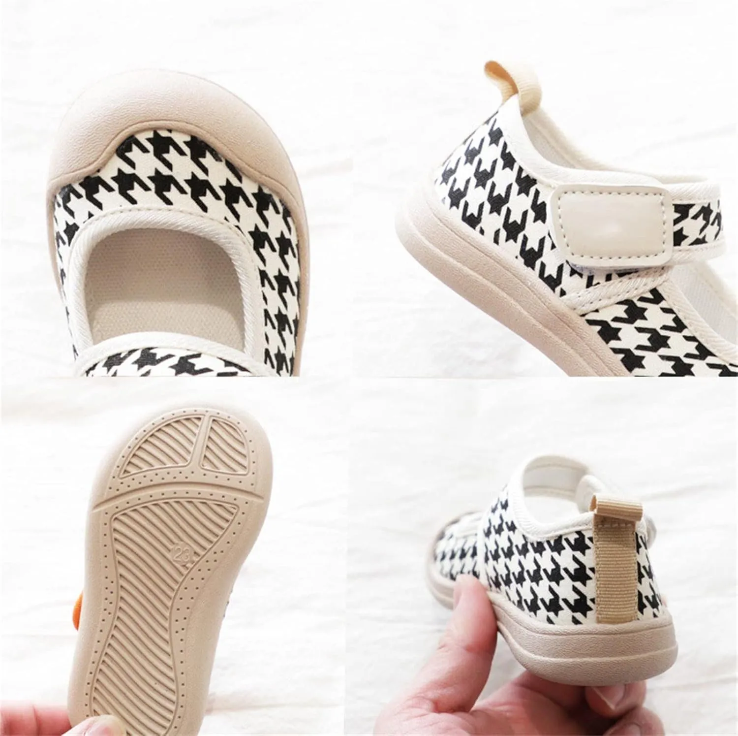 2025 Toddler Baby Girl Shoes Canvas Shoes Baotou Sandals Baby Soft Soles Non Slip Suitable For 2 To 11 Years