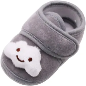 7 Toddler Girl Shoes Stars Girls Soft Sole Infant Boots Baby Shoes Warm Winter Plush Toddler Name Brand Shoes