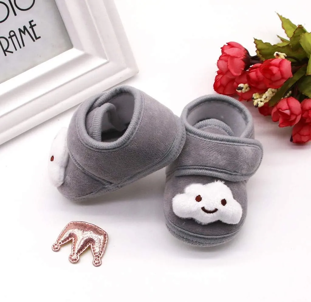 7 Toddler Girl Shoes Stars Girls Soft Sole Infant Boots Baby Shoes Warm Winter Plush Toddler Name Brand Shoes