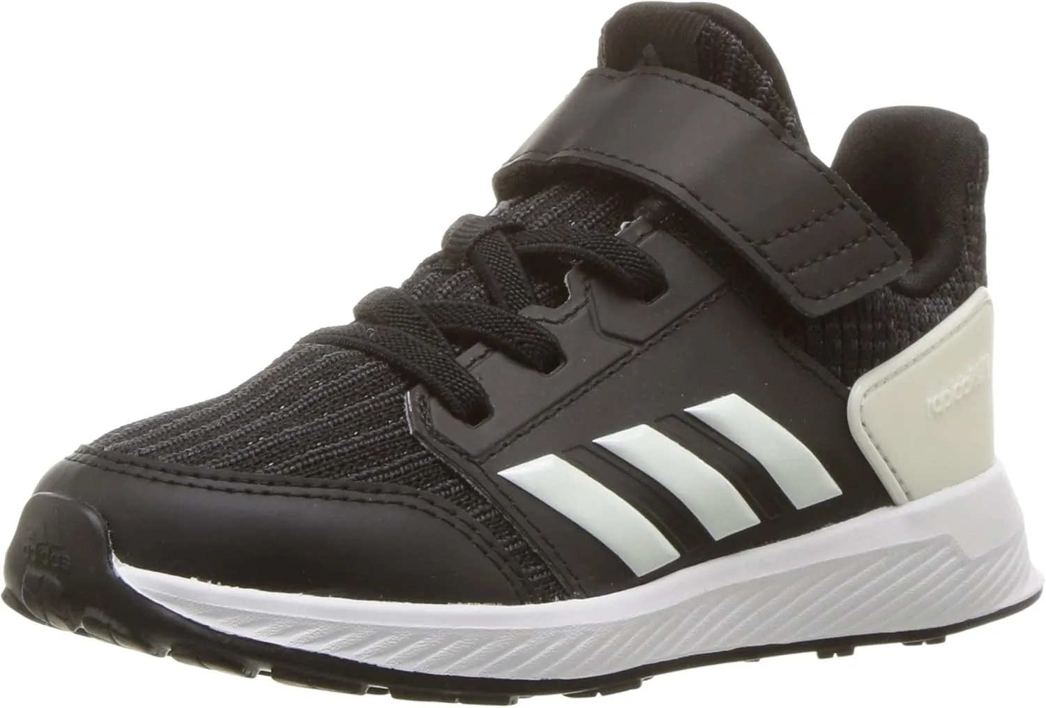 adidas Originals Baby Rapidarun Running Shoe, Black/Cloud White/Carbon, 5K M US Toddler