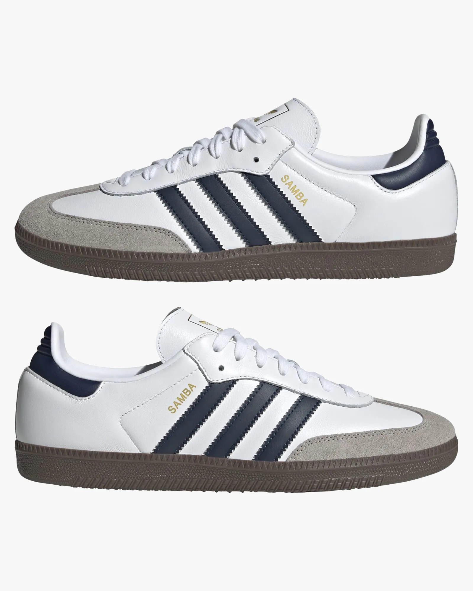 Adidas Samba OG - Cloud White / Night Indigo / Clear Granite