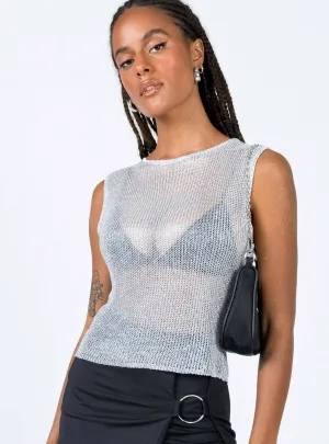 Almost Famous Top Silver