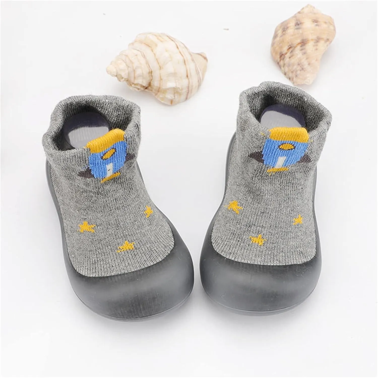artoon Animal Soft Sole Sneaker for Toddler Baby Infant Sock Shoes Newborn Breathable First Walking Indoor Flat Shoes