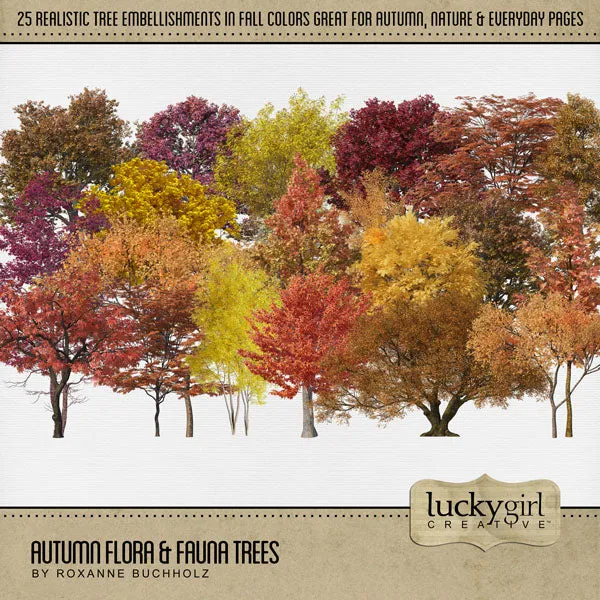 Autumn Flora & Fauna Mega Digital Scrapbook Bundle