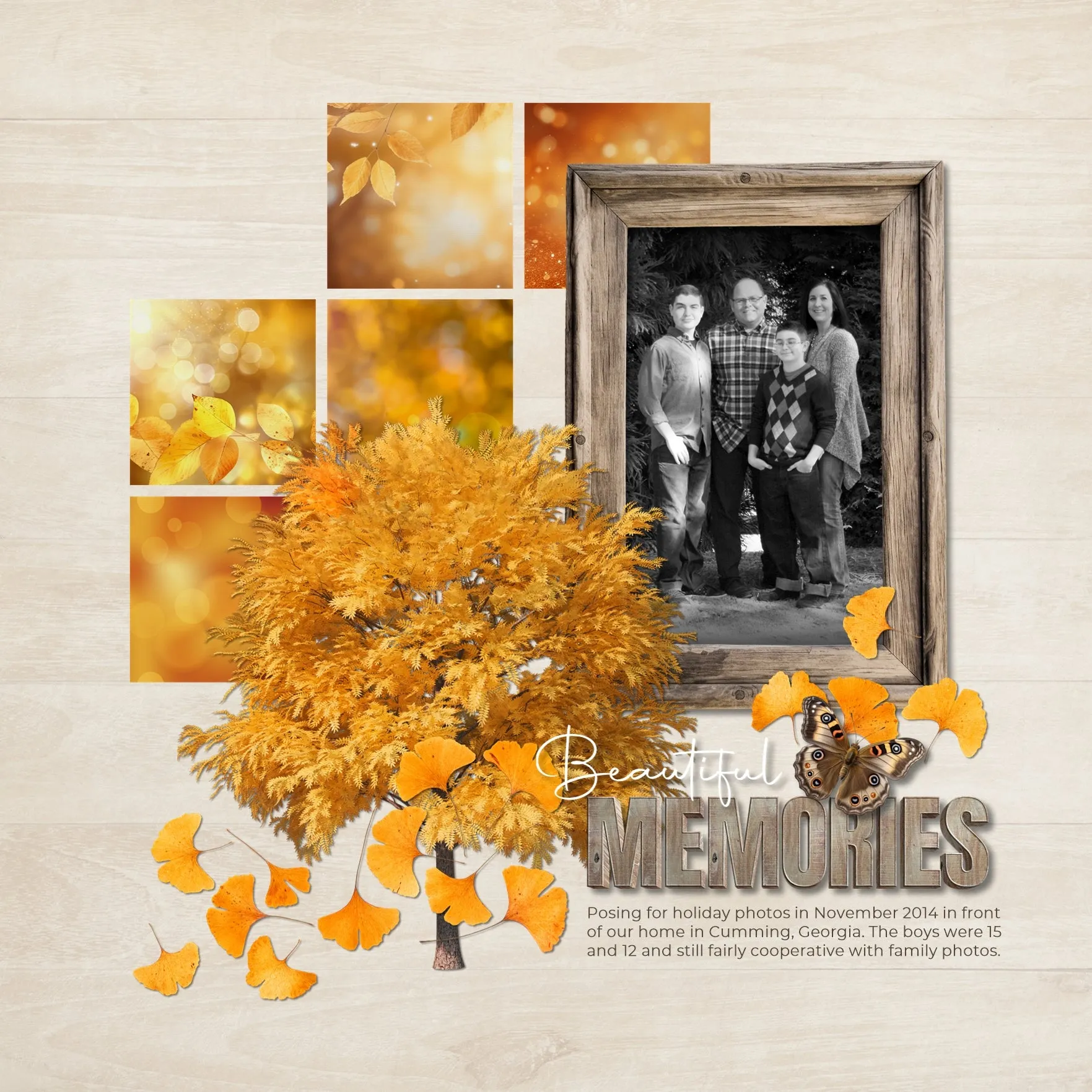 Autumn Flora & Fauna Mega Digital Scrapbook Bundle