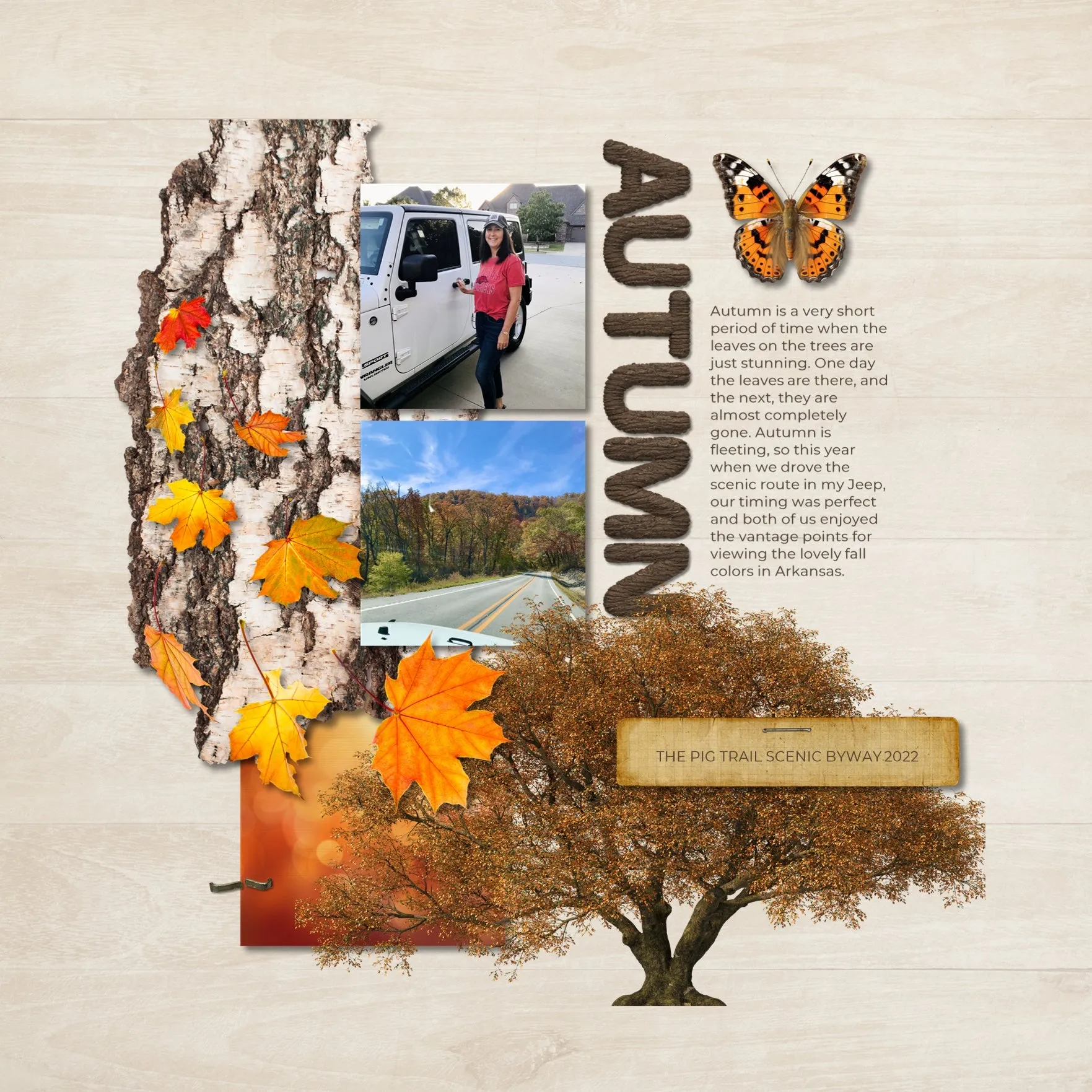 Autumn Flora & Fauna Mega Digital Scrapbook Bundle