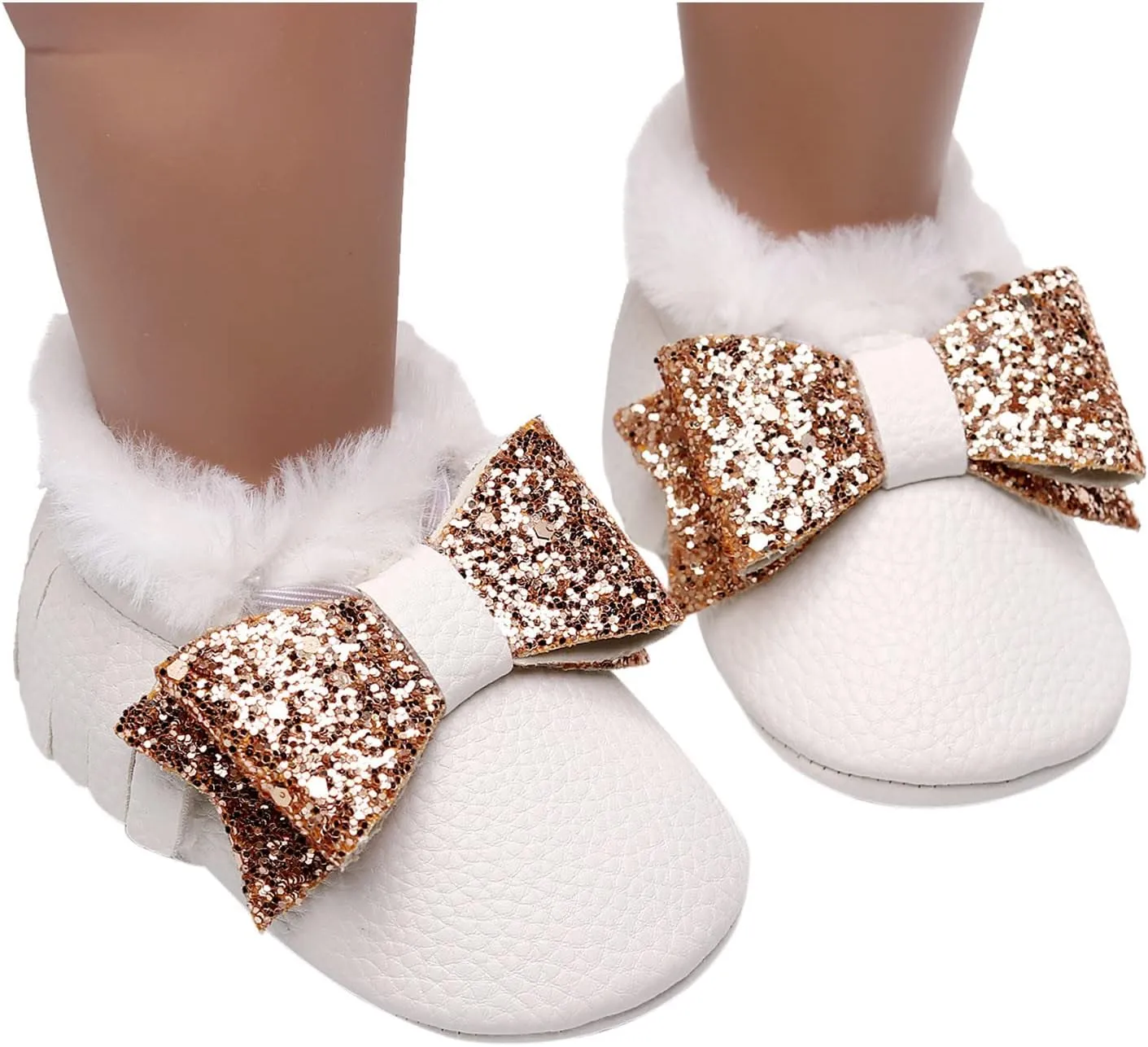Baby Booties Winter Snow Boots Baby Shoes Cute Anti-Slip Soft Sole Warm Indoor Outoor Shoes First Walker Crib Shoes