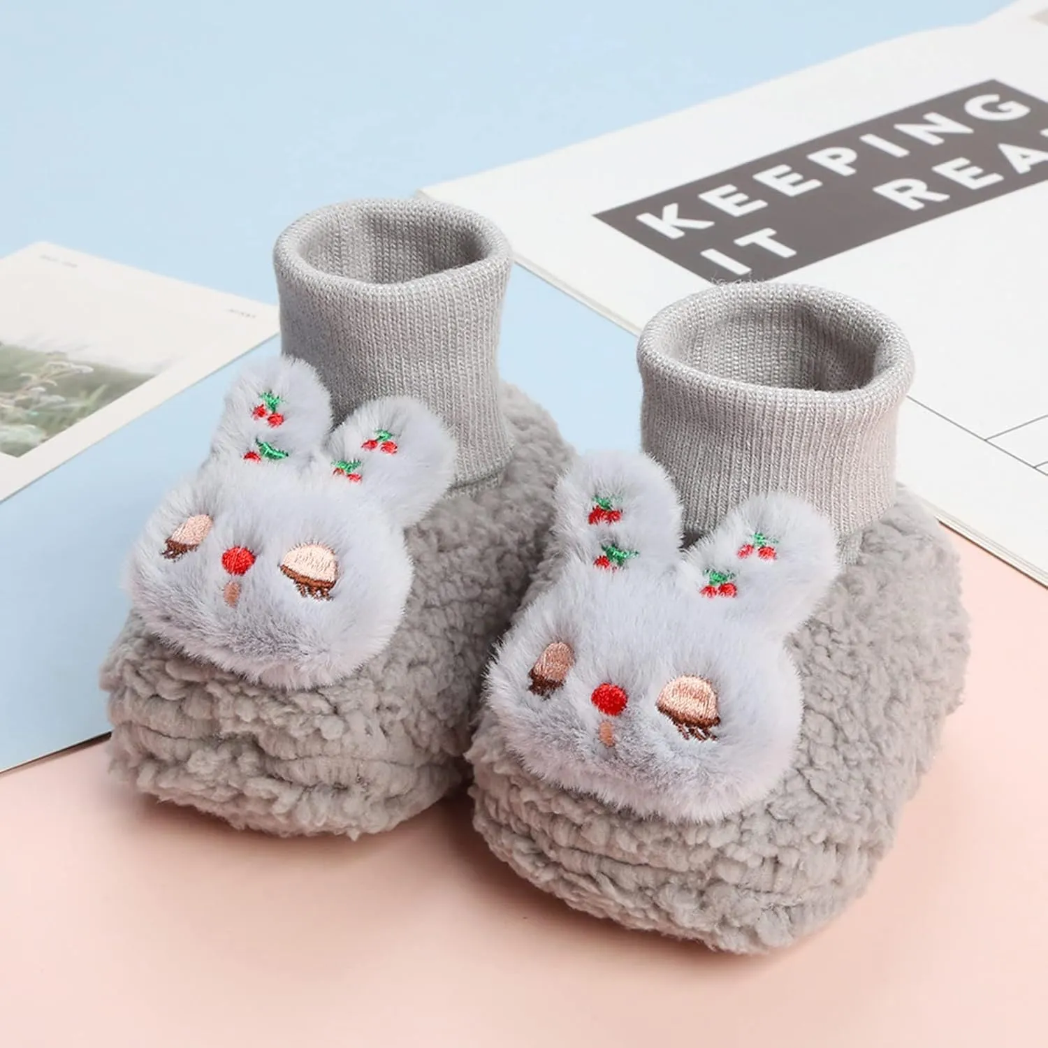 Baby Boots Toddler Boots Soft Bottom Toddler Shoes Plus Velvet Thick Non Slip Large Cotton Shoes 6 Months Baby Shoes