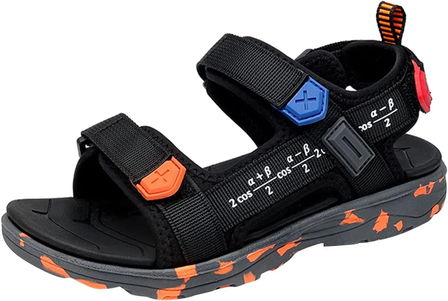Baby Boy and Unisex Sandals for Infant/Toddlers Summer Crib Shoes Premium Soft Anti-Slip Sole (Black, 3.5 Big Kids)