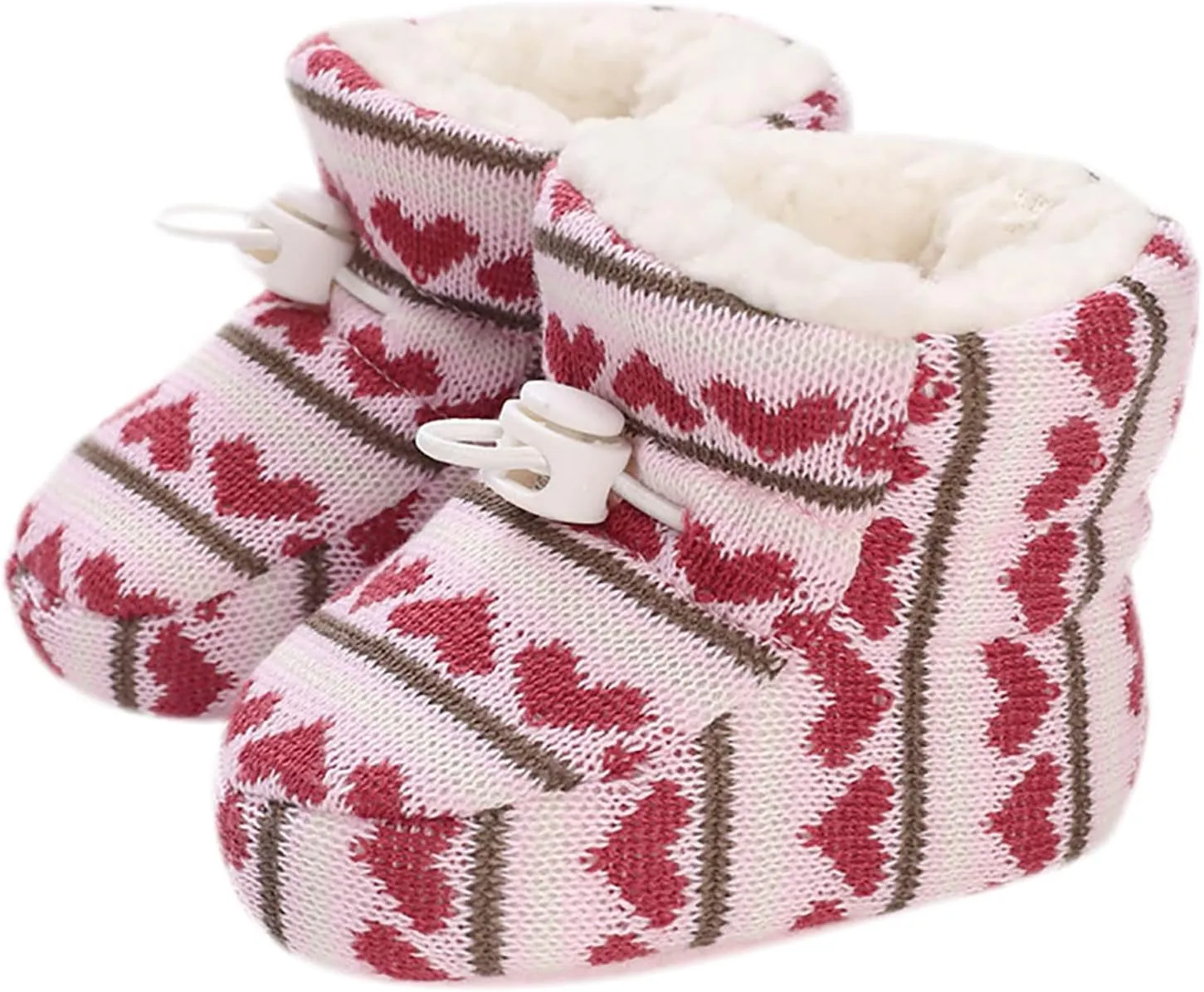 Baby Boy Girl Fleece Boots Newborn Shoes Winter Snow Boots Anti-Slip Soft Sole Warm Infant Toddler Prewalker