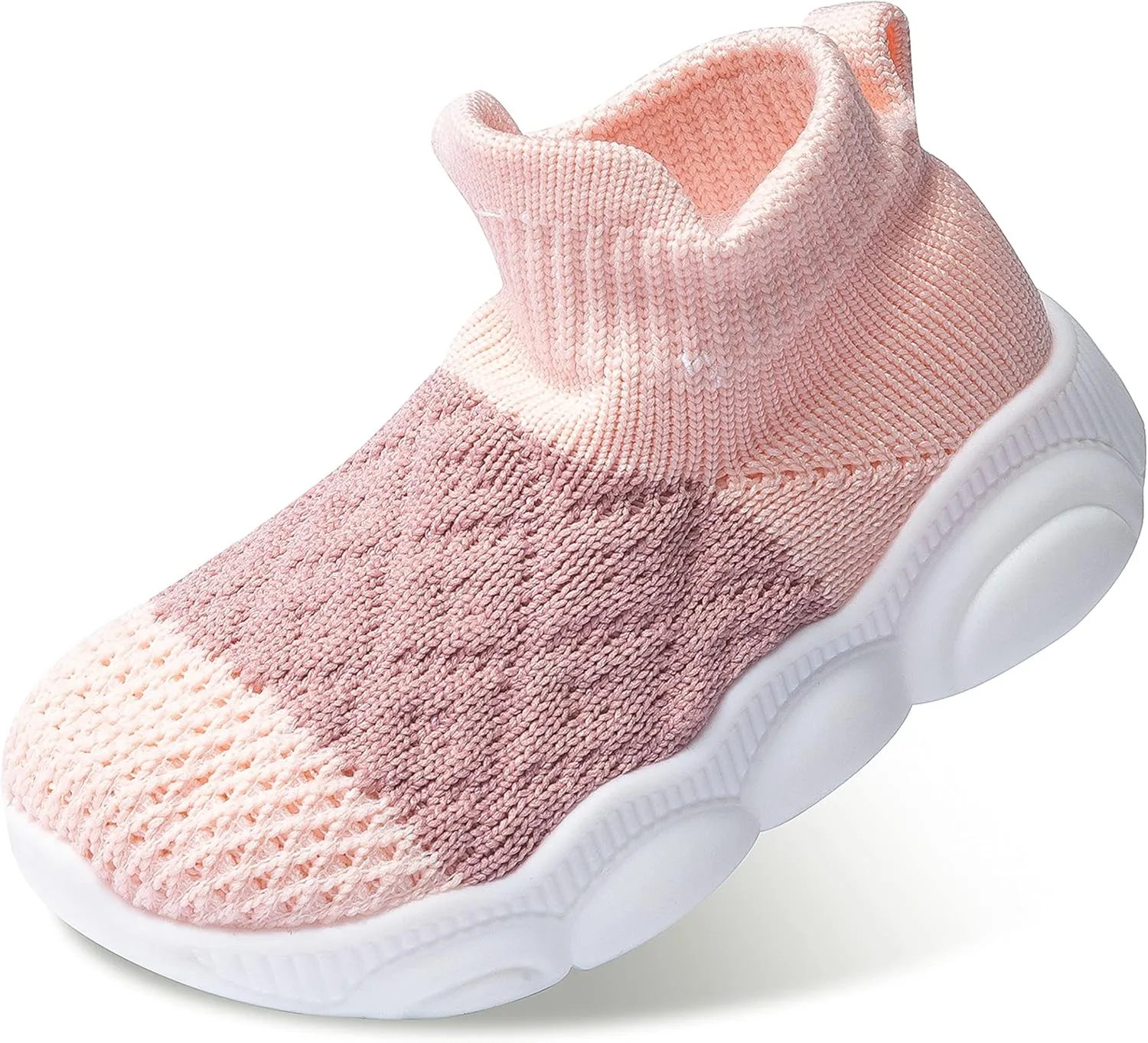 Baby Boy Girl Sneakers Toddler Infant First Walking Shoes Non-Skid Indoor Baby Sneakers Soft Sole Non Slip Cotton Mesh Breathable Lightweight Baby Shoes