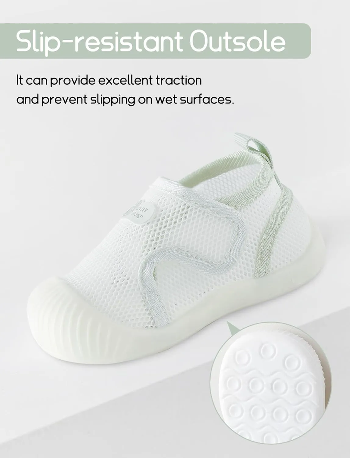 Baby Boys Girls Breathable Non-Skid Shoes First Walking Shoes Soft Rubber Sole Slipper Sneaker
