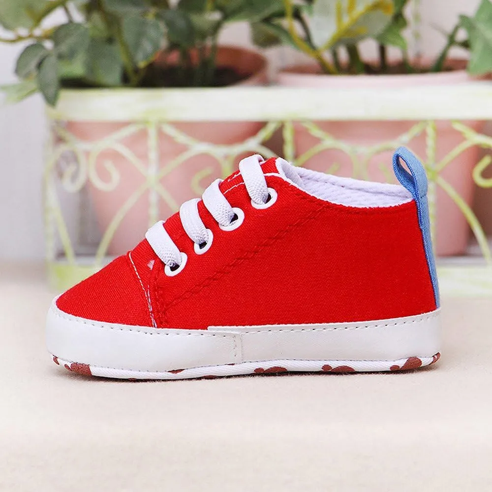 Baby Boys Girls Cartoon Rugby Print Shoes Mesh Breathable Non-Slip Casual Sport Canvas Shoes