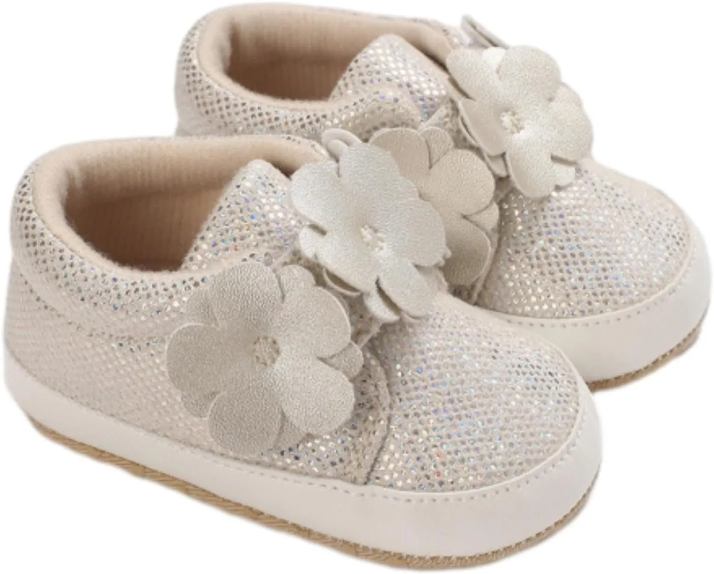 Baby Boys Girls High Top Sneakers Soft Soles Flower Strap Anti-Slip Ankle Shoes Toddler Comfort Casual Running Shoes