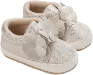 Baby Boys Girls High Top Sneakers Soft Soles Flower Strap Anti-Slip Ankle Shoes Toddler Comfort Casual Running Shoes
