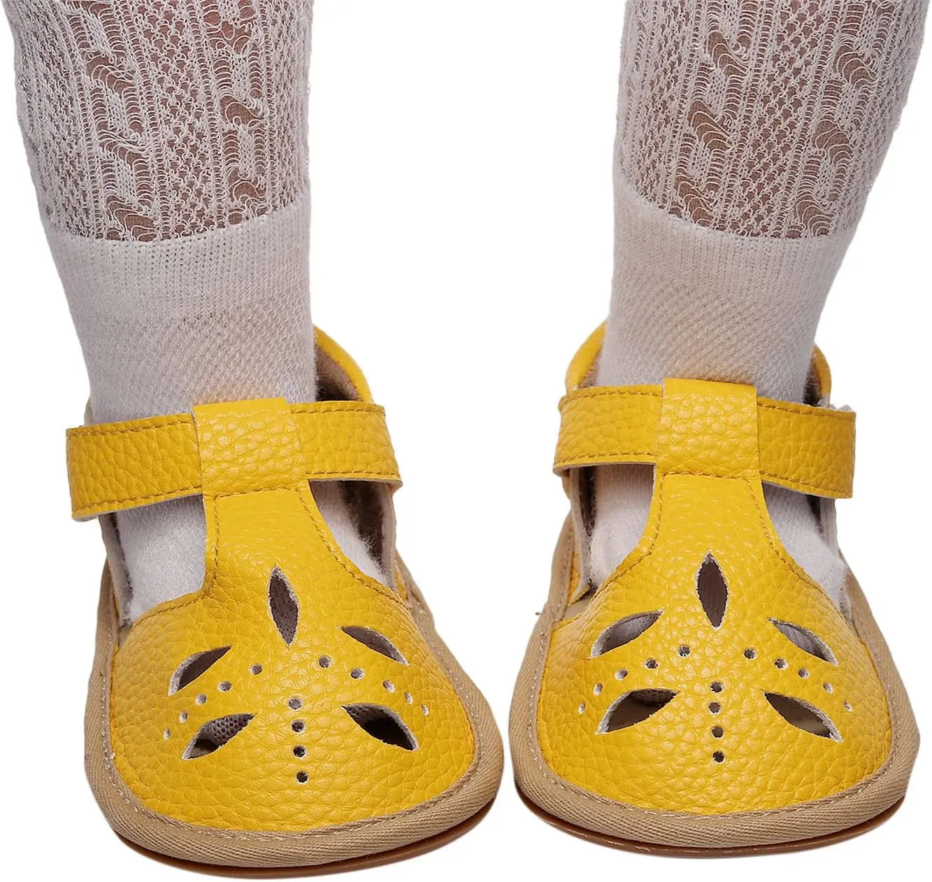 Baby Boys Girls Sandals PU Leather Soft Anti-Slip Rubber Sole Infant Summer Outdoor Shoes Toddler First