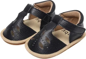 Baby Boys Girls Sandals PU Leather Soft Anti-Slip Rubber Sole Infant Summer Outdoor Shoes Toddler First