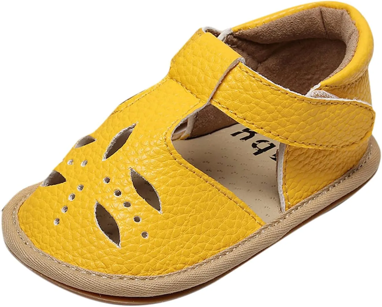 Baby Boys Girls Sandals PU Leather Soft Anti-Slip Rubber Sole Infant Summer Outdoor Shoes Toddler First