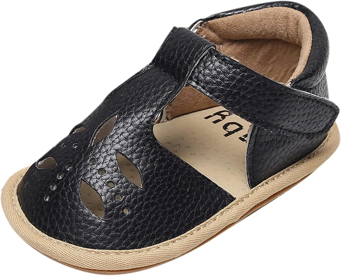 Baby Boys Girls Sandals PU Leather Soft Anti-Slip Rubber Sole Infant Summer Outdoor Shoes Toddler First