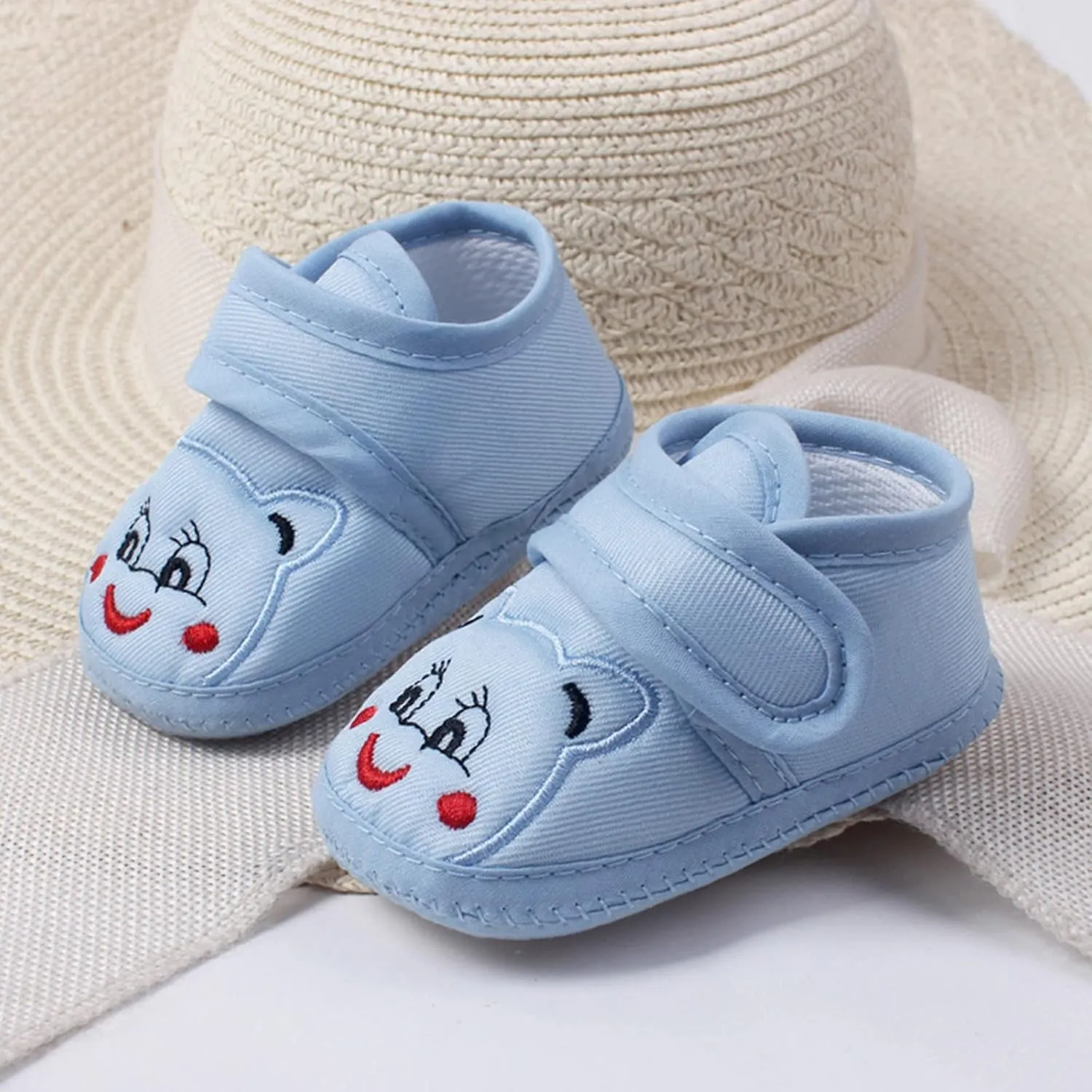 Baby Boys Girls Sneakers Shoes Cartoon Causal Soft Anti-Slip Sole Pre-Walkers Cute Outdoor Sneakers (Blue, 13)