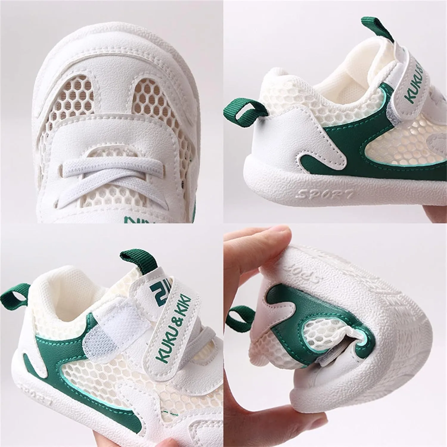 Baby Boys&Girls Mesh Sneaker Infant Toddler Running Softy First Walking Crib Shoes for Baby Non-Slip Breathable Shoes