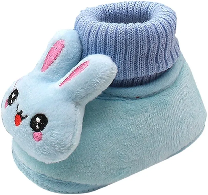 Baby Cartoon Rabbit Cotton Shoes Toddler Prewalker Infant Soft Rabbit Sole Baby Shoes