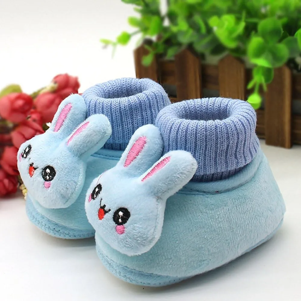 Baby Cartoon Rabbit Cotton Shoes Toddler Prewalker Infant Soft Rabbit Sole Baby Shoes