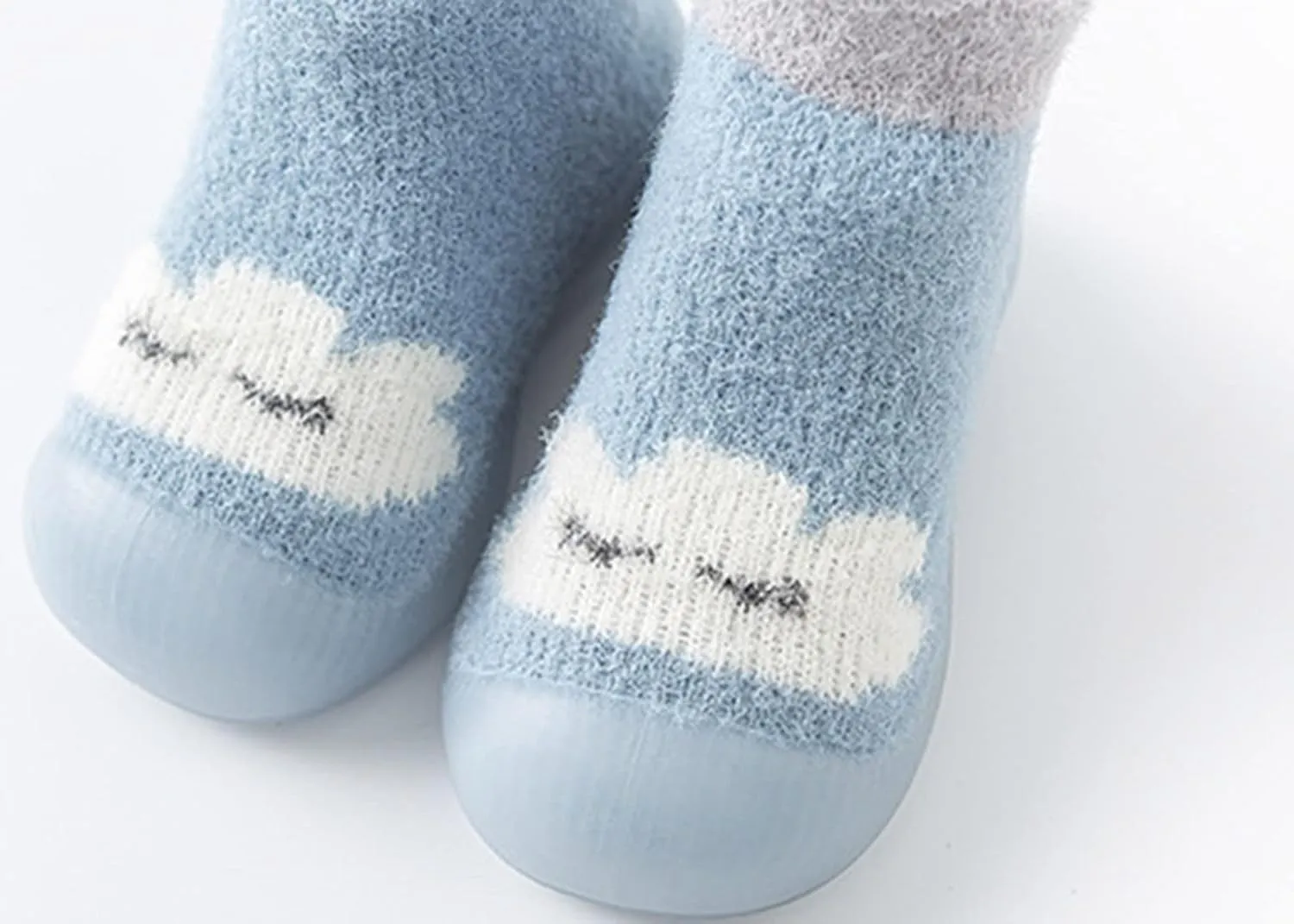 Baby Cute Pattern Socks Shoes Baby Boys Girls First Walking Shoes Cute Cartoon Warm Thickened Shoes Baby Sock Shoes