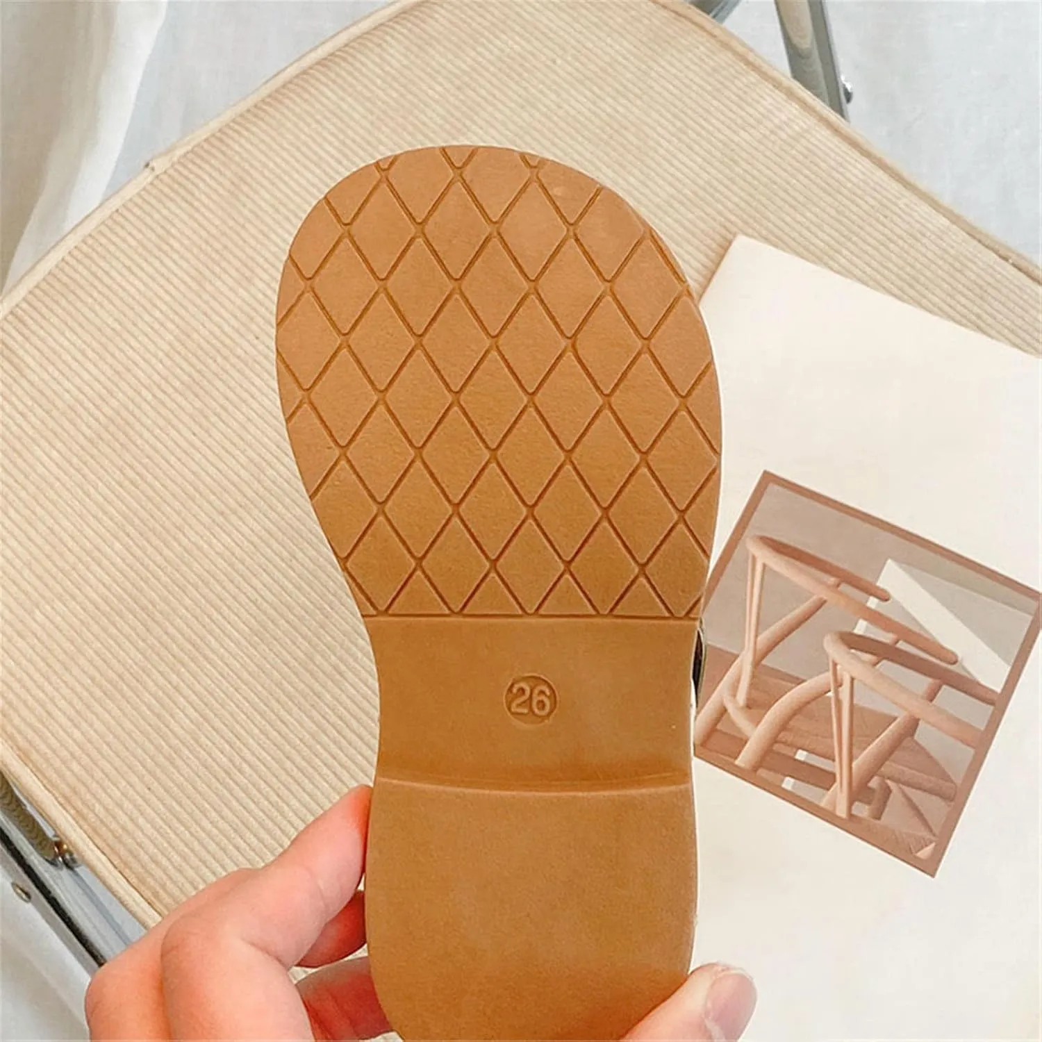 Baby Flat Sole Shoes Girls Leather Bow Design Soft Round Toe Princess Dress Flat Shoes(Toddler/Little Kid/Big