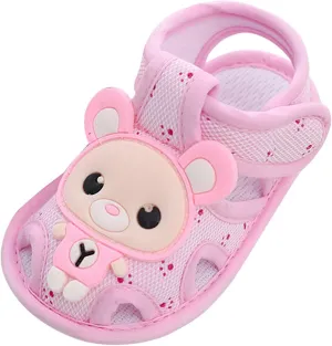 Baby Girl Boy Sandals Infant Toddler Shoes First Walkers Prewalkers Soft Sole Breathable Flat Shoes (Pink, 5 Infant)