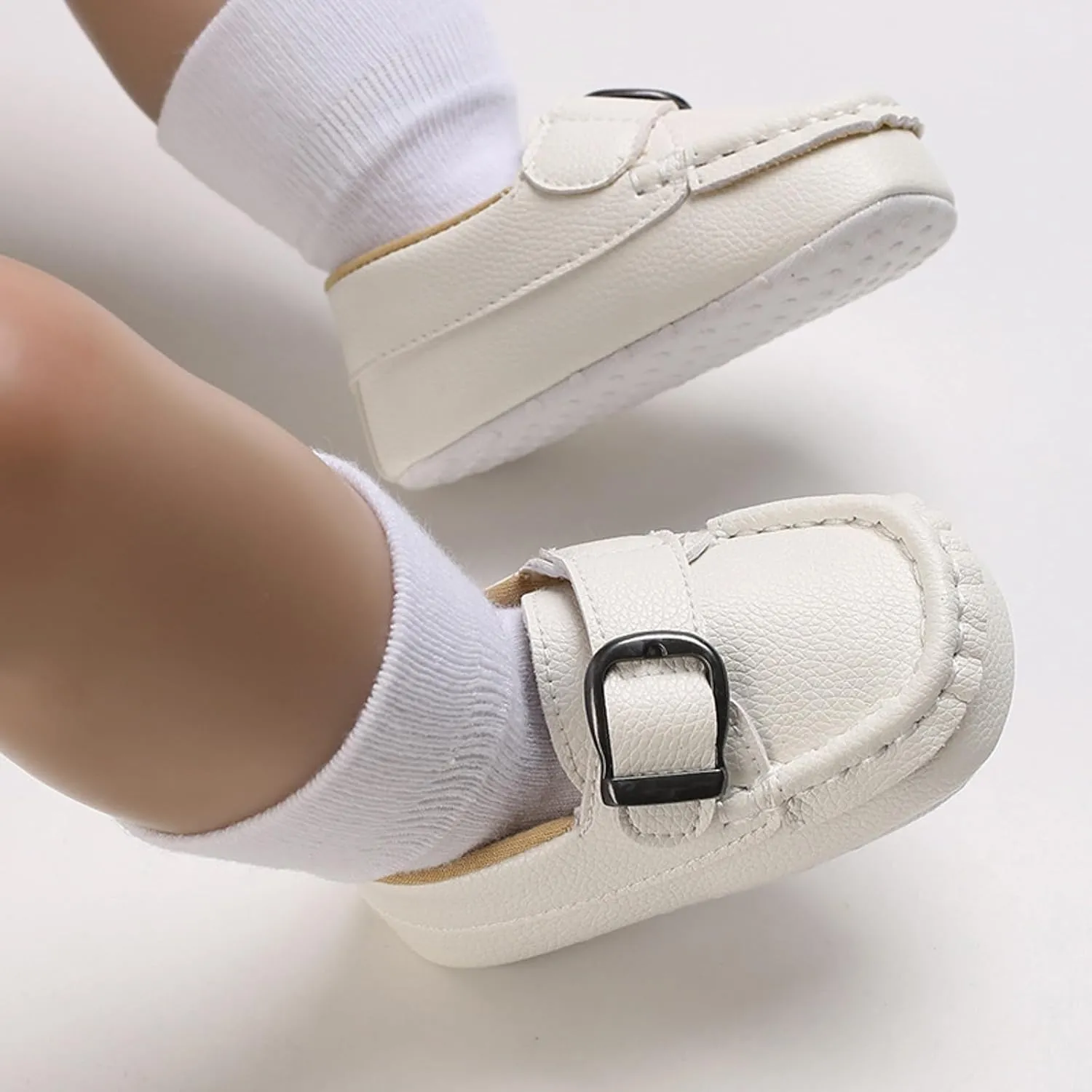 Baby Girls Boys Loafers Prewalker Dress Shoes xford PU Leather Soft Sole Anti-Slip Slip On Sneakers for Infant