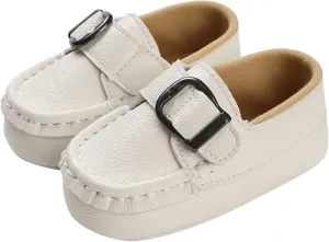 Baby Girls Boys Loafers Prewalker Dress Shoes xford PU Leather Soft Sole Anti-Slip Slip On Sneakers for Infant