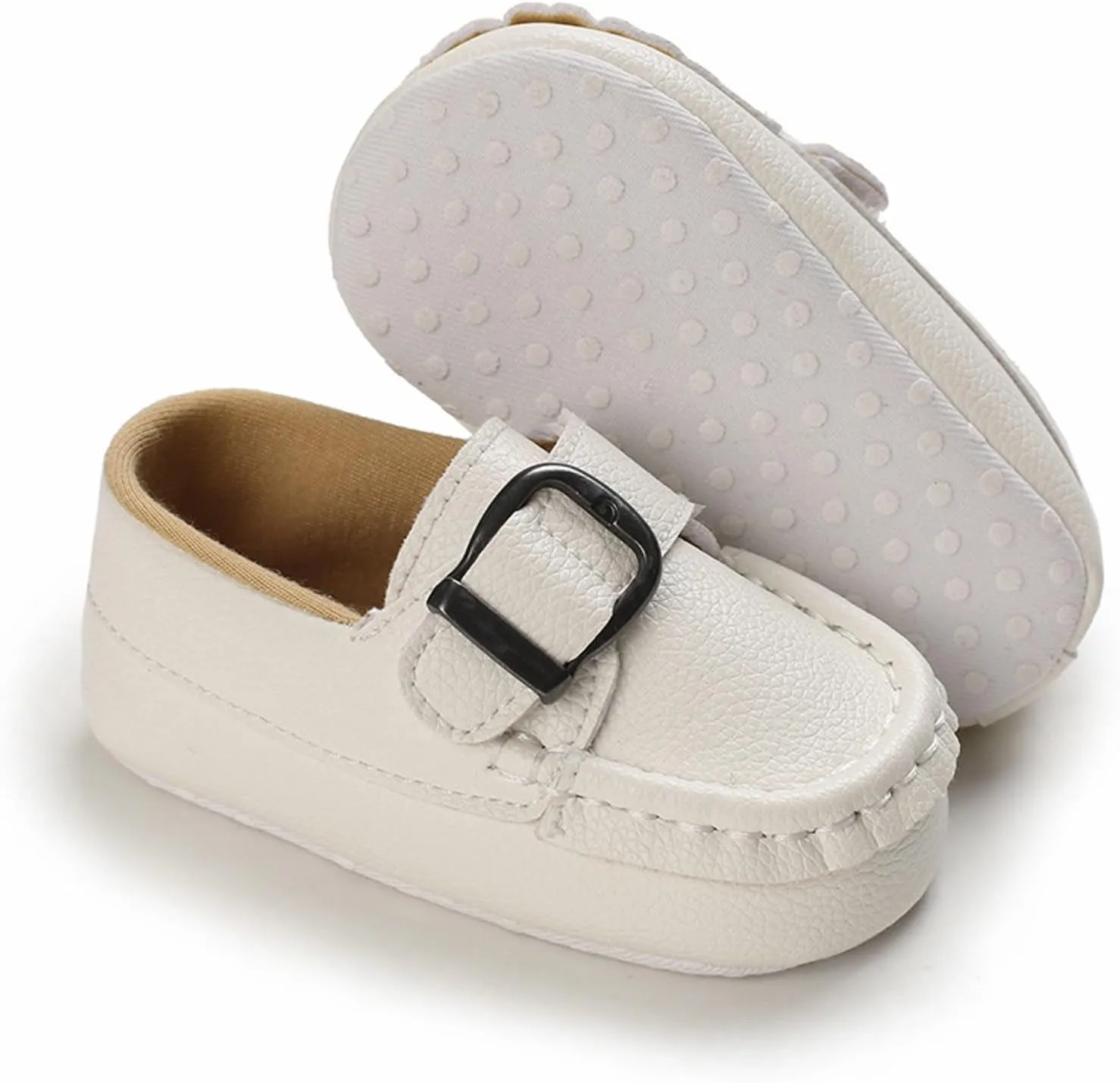 Baby Girls Boys Loafers Prewalker Dress Shoes xford PU Leather Soft Sole Anti-Slip Slip On Sneakers for Infant