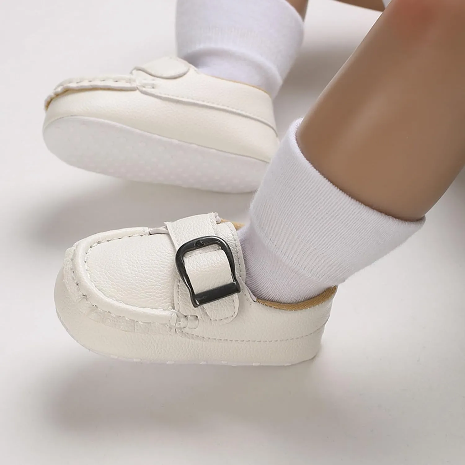 Baby Girls Boys Loafers Prewalker Dress Shoes xford PU Leather Soft Sole Anti-Slip Slip On Sneakers for Infant