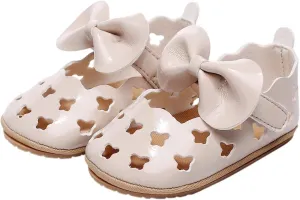 Baby Girls Boys Sandals Infant Toddler Shoes Anti-Slip Soft Sole Breathable Flat Shoes Casual Summer (Beige, 4 Toddler)