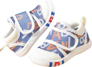 Baby Girls Boys Sandals Infant Toddler Shoes First Walking Shoes Mesh Soft Sole Breathable Sneakers (Blue, 5.5 Infant)