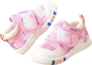 Baby Girls Boys Sandals Infant Toddler Shoes First Walking Shoes Mesh Soft Sole Breathable Sneakers (Pink, 5.5 Infant)