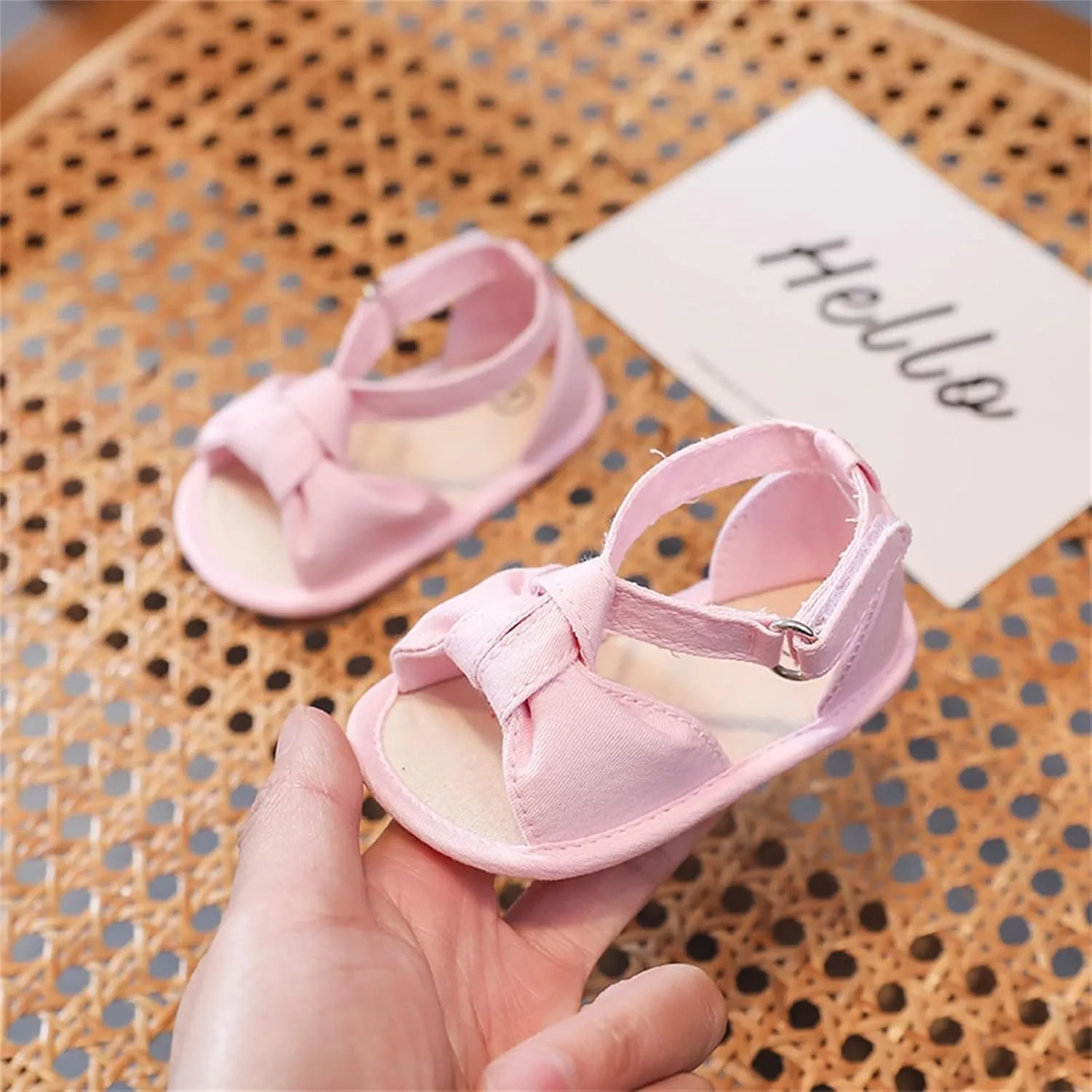 Baby Girls Boys Sandals Infant Toddler Shoes First Walking Shoes Non-Slip Soft Sole Sneakers Fashion (RD2, 4 Infant)