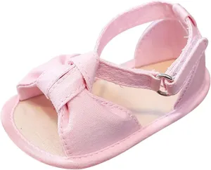 Baby Girls Boys Sandals Infant Toddler Shoes First Walking Shoes Non-Slip Soft Sole Sneakers Fashion (RD2, 4 Infant)