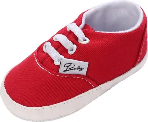 Baby Girls Boys Shoes Soft Anti-Slip Sole Newborn First Walkes High Top Canvas Denim Unisex Infant Sneaker
