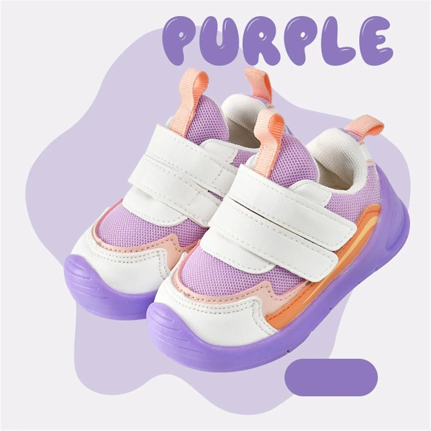 Baby Girls Boys' Sports Shoes Autumn Soft Sole Anti Kick Through Shoes Lightweight Walking Shoes Slip on Shoes Boys