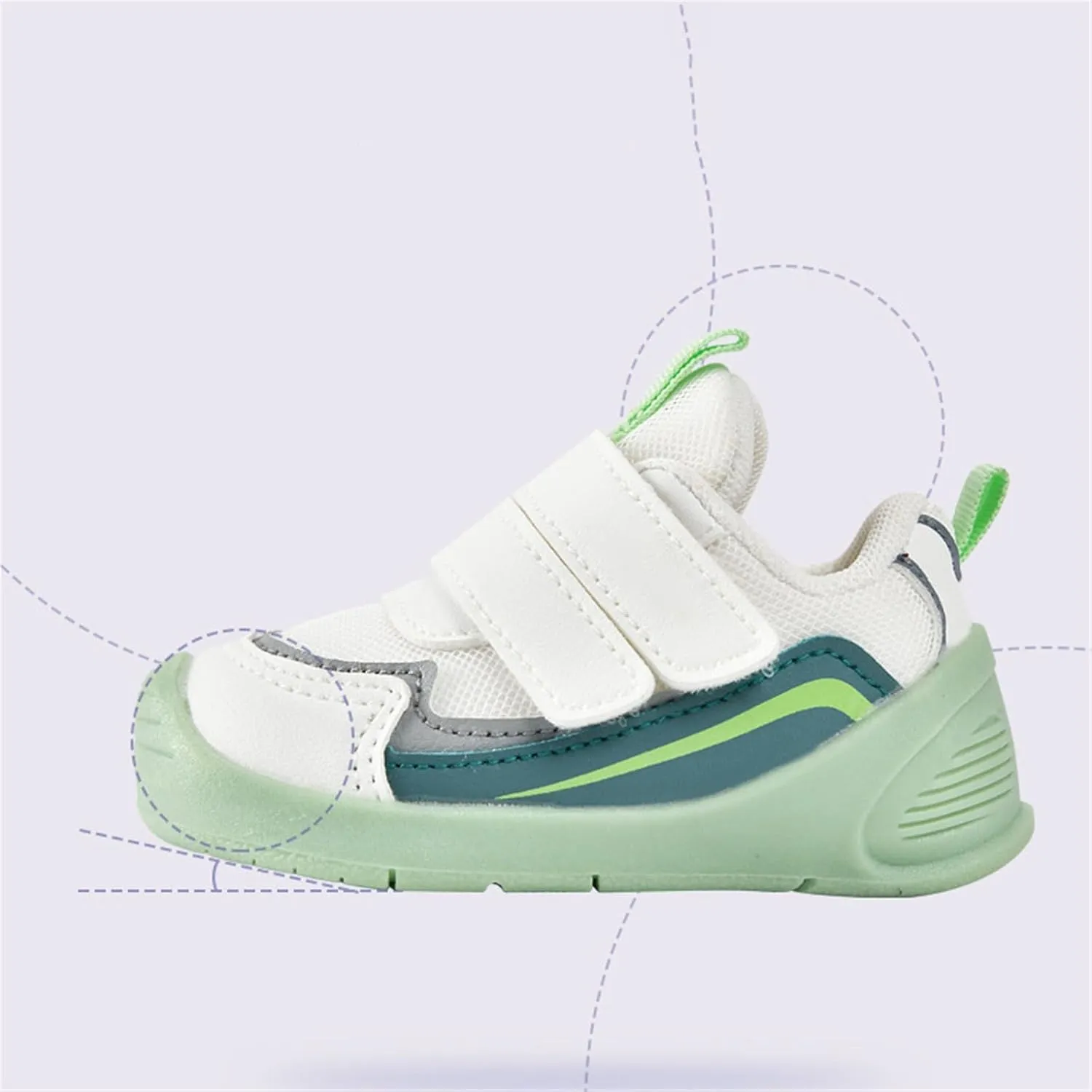 Baby Girls Boys' Sports Shoes Soft Sole Anti Kick Through Shoes Lightweight Walking Shoes