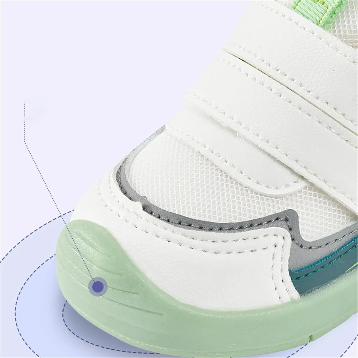 Baby Girls Boys' Sports Shoes Soft Sole Anti Kick Through Shoes Lightweight Walking Shoes