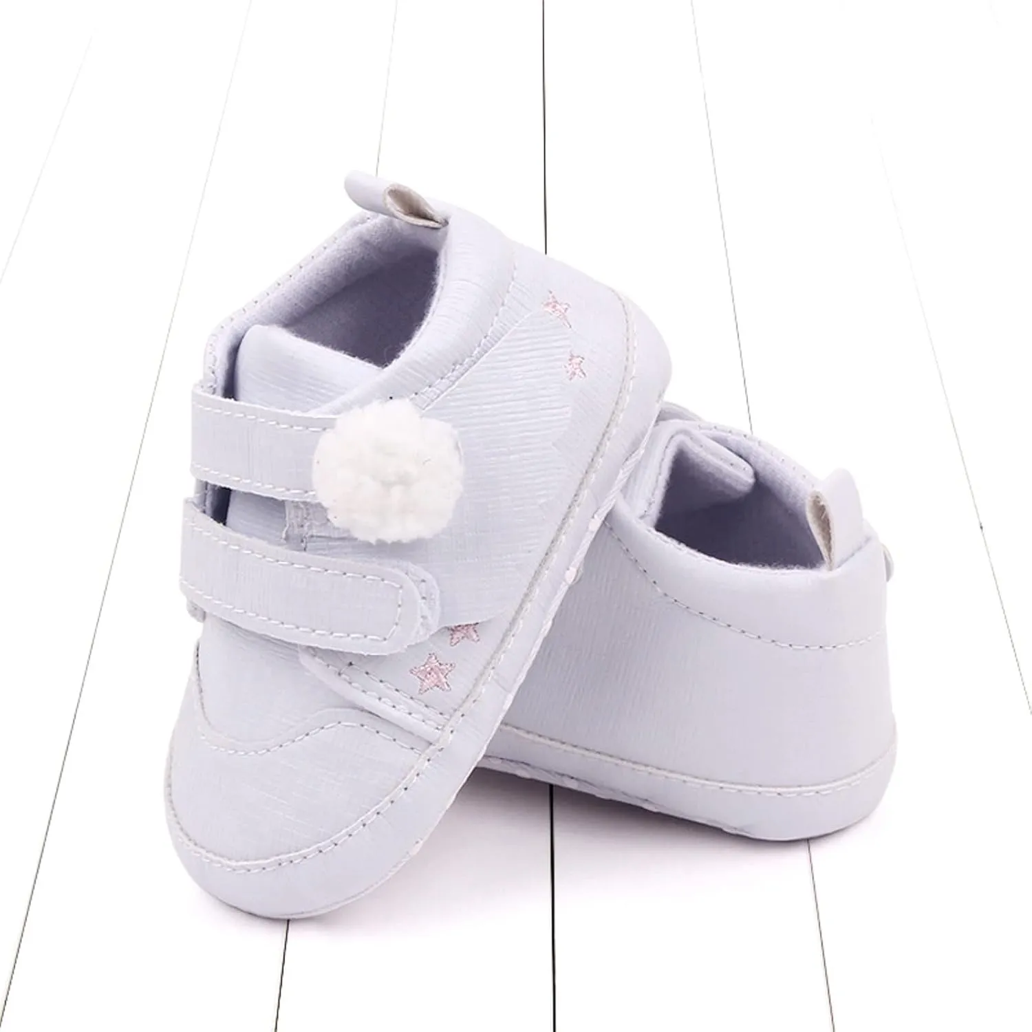 Baby Girls Boys Wing First Walking Ankle Boots, Infant Soft Sole Sneakers Fashion High-Top Ankle Length Shoes