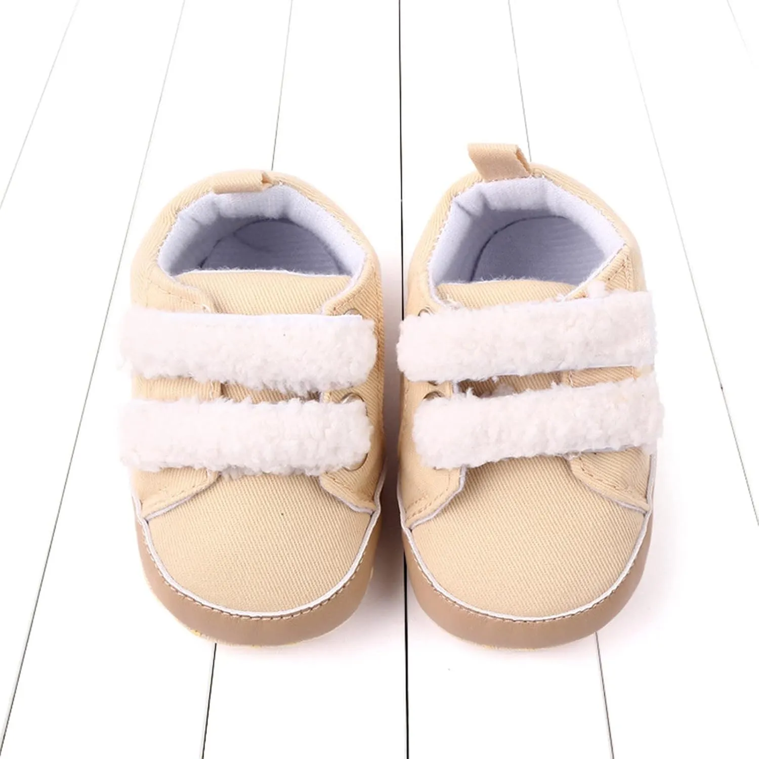 Baby Girls Boys xford Cloth Shoes Soft Rubber Sole Anti-Slip Sneakers Toddler Infant occasins Walking Shoes