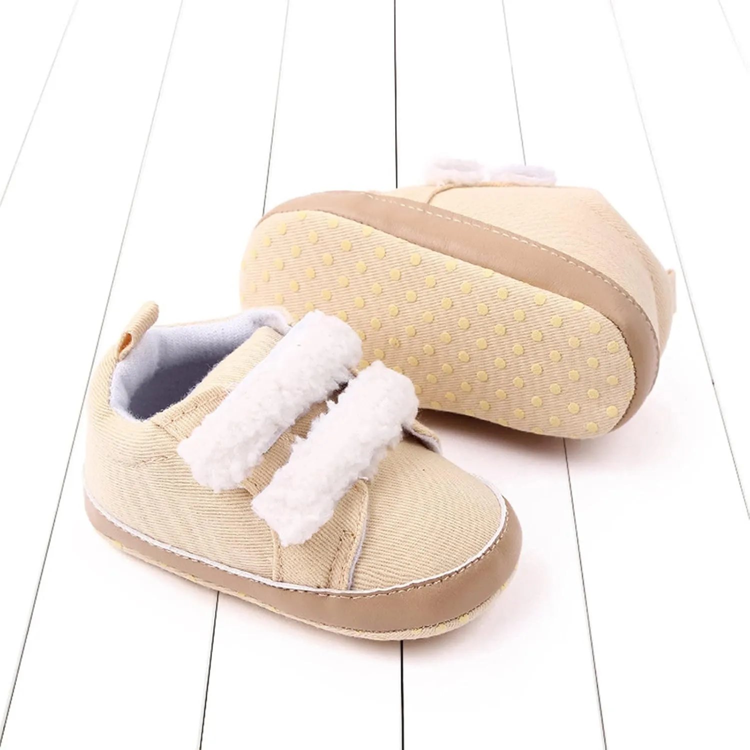 Baby Girls Boys xford Cloth Shoes Soft Rubber Sole Anti-Slip Sneakers Toddler Infant occasins Walking Shoes